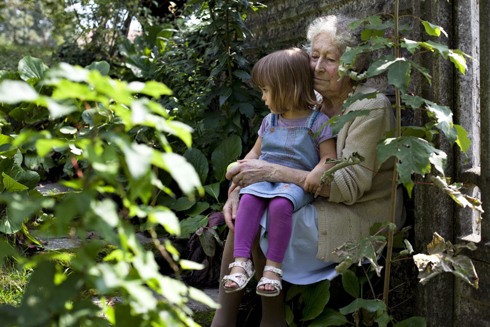 My daughter and my grandmother
